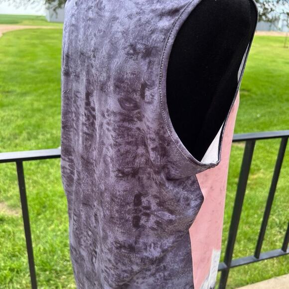 Coeur de Vague, multicolor scoop neck tank top, women's size M - Picture 3 of 9